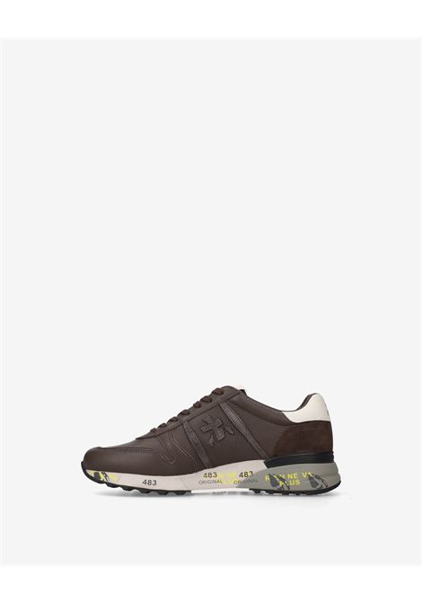 Premiata Lander 8658 Sneaker in Brown Leather Men's PREMIATA |  | LANDER VAR8658